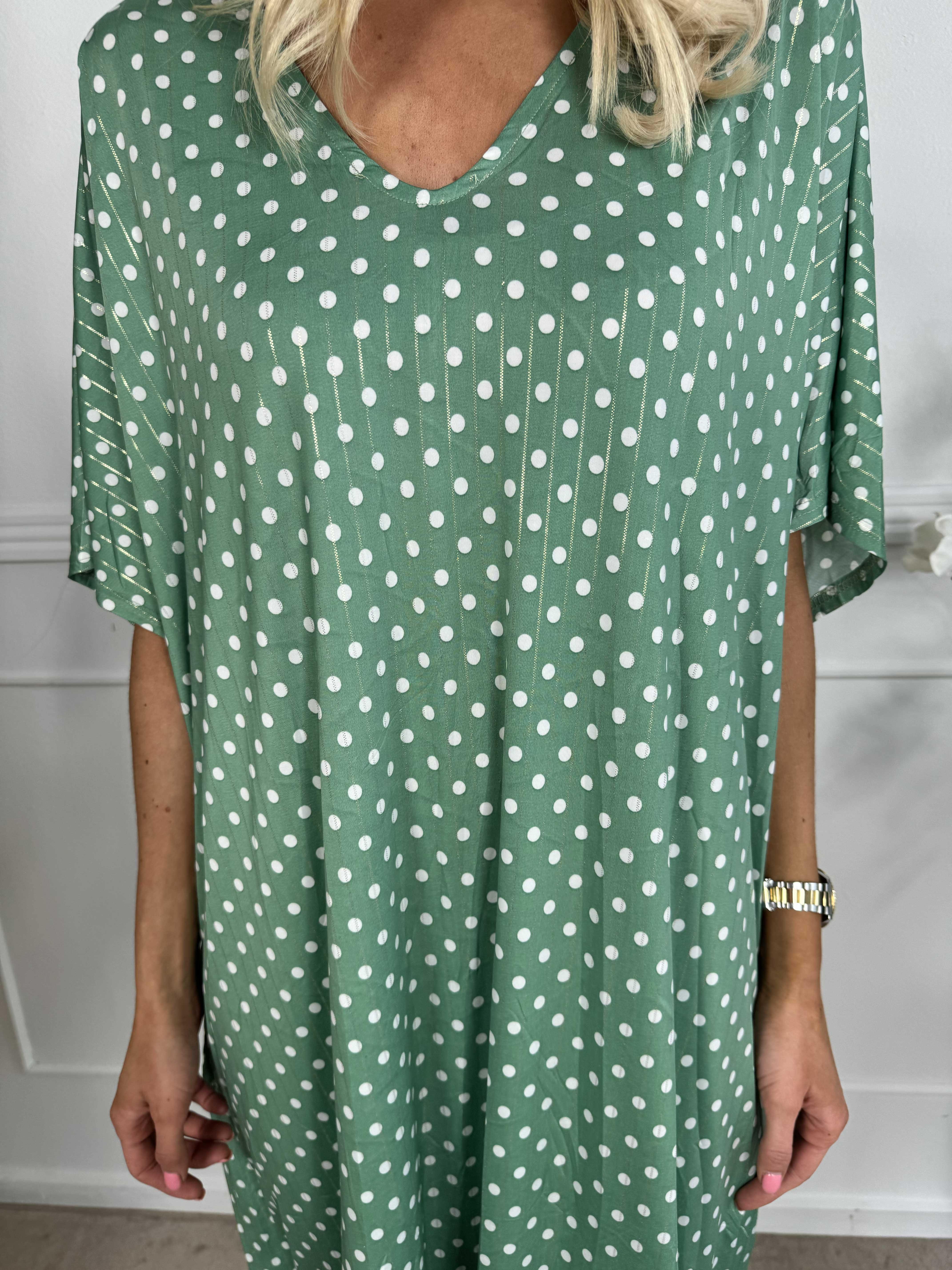 Azmina Dot - Tunikaklänning i lös passform med resår